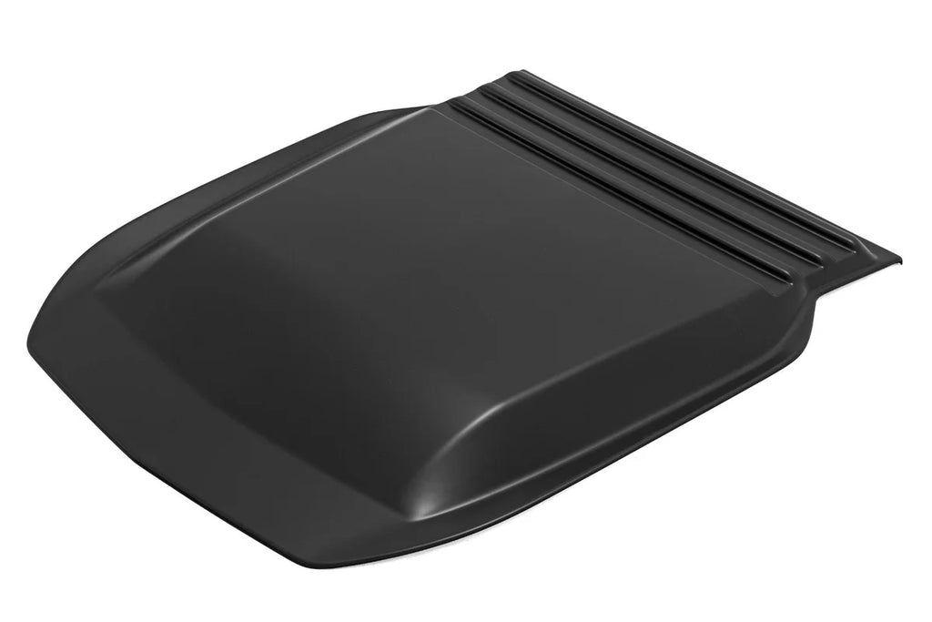 Rough Country Hood Scoop | GBA Black | Chevy Silverado 1500 2WD/4WD (2019-2026 & Classic) - Back View