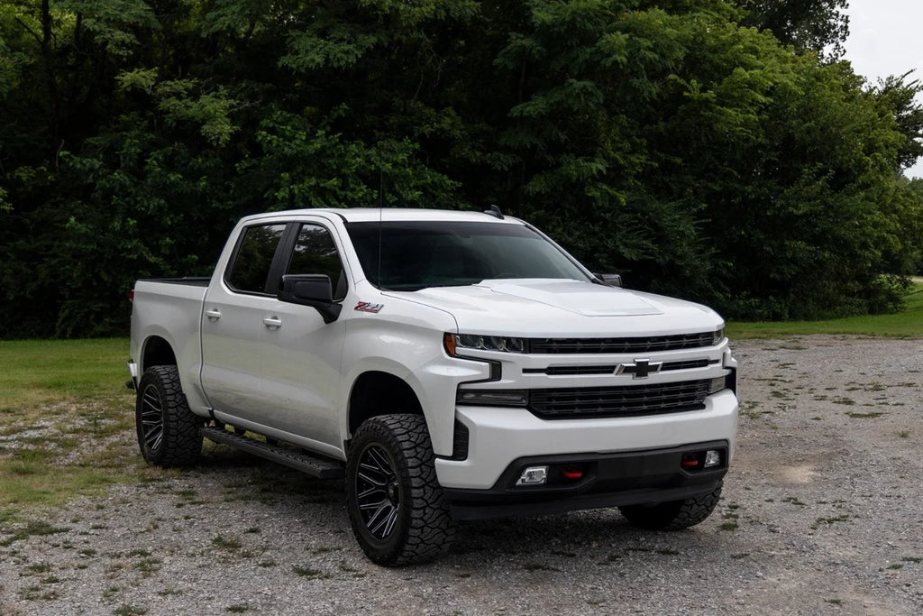 Rough Country Hood Scoop | GBA Black | Chevy Silverado 1500 2WD/4WD (2019-2026 & Classic) - Additional View 5