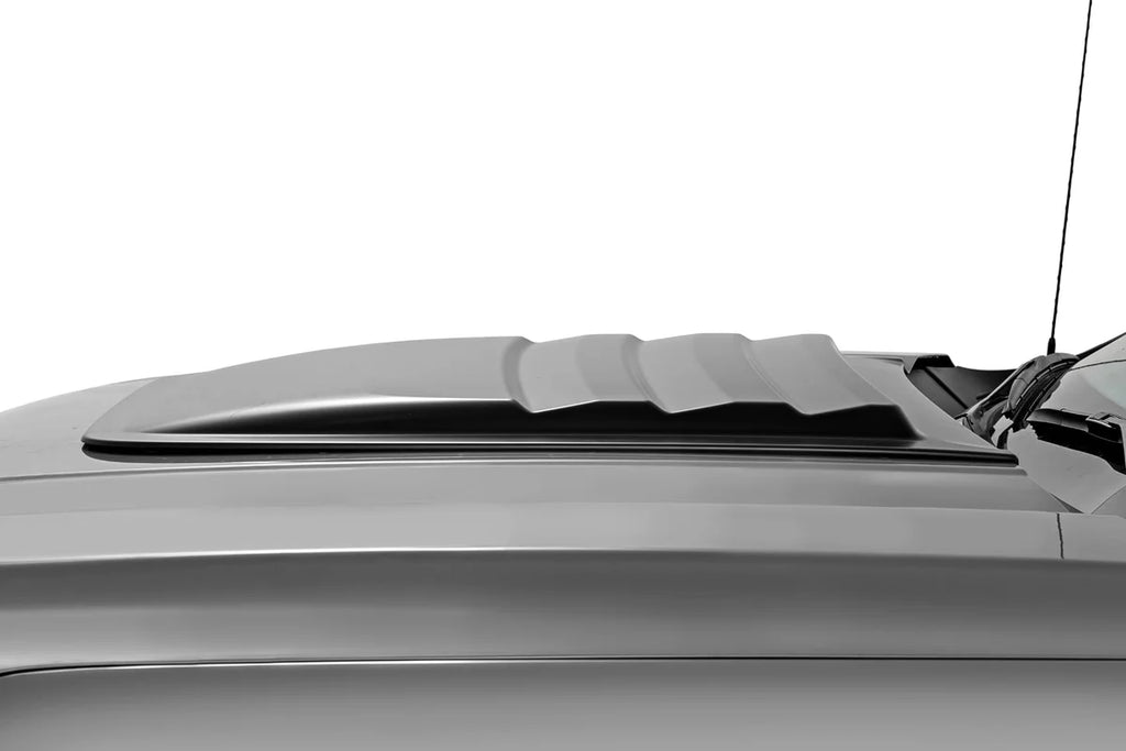 Rough Country Hood Scoop | GBA Black | GMC Sierra 1500 2WD/4WD (2019-2026) - Side View