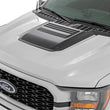 Load image into Gallery viewer, Rough Country Hood Scoop | Gloss Black | Ford F-150 2WD/4WD (2021-2025) - Main Product View