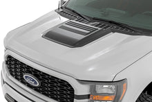 Load image into Gallery viewer, Rough Country Hood Scoop | Gloss Black | Ford F-150 2WD/4WD (2021-2025) - Main Product View