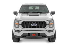 Load image into Gallery viewer, Rough Country Hood Scoop | Gloss Black | Ford F-150 2WD/4WD (2021-2025) - Back View