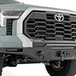 Load image into Gallery viewer, Rough Country Hybrid Front Bumper | 12000S | Blk LED w/ White DRL | Toyota Tundra (22-26) 72008 - Back View