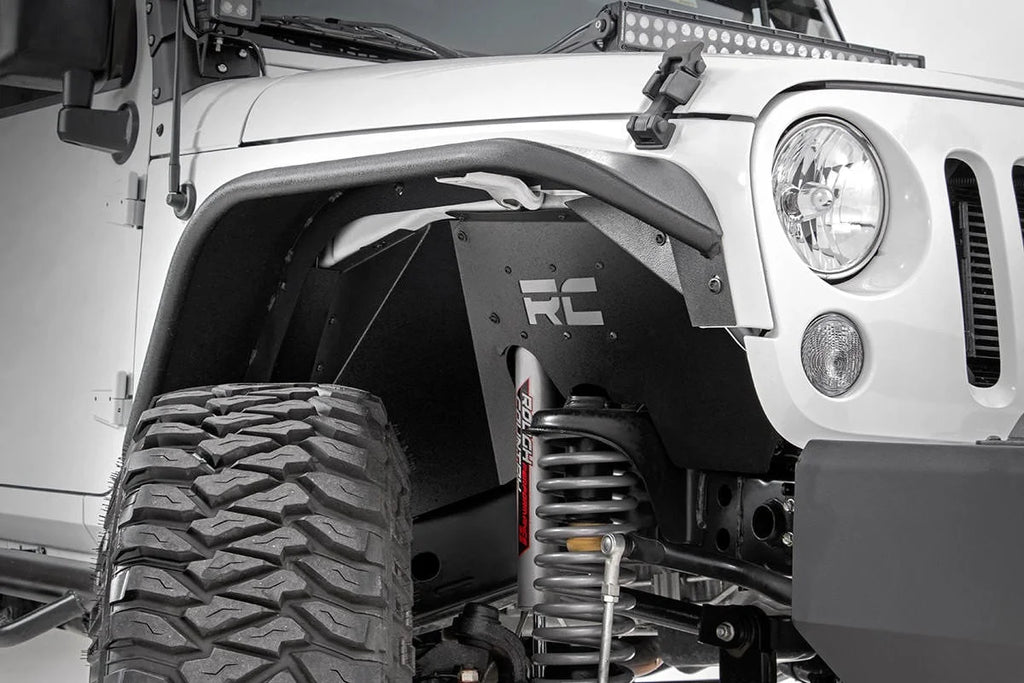 Rough Country Inner Fenders | Front | Jeep Wrangler JK/Wrangler Unlimited  (2007-2018) 1195 - Front View
