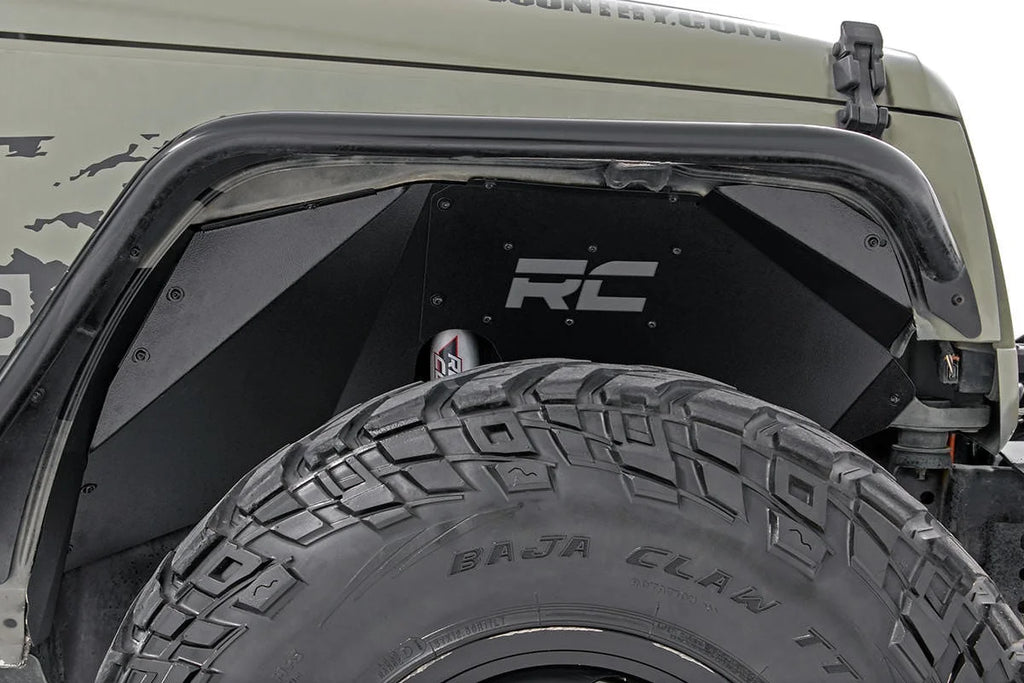 Rough Country Inner Fenders | Front | Jeep Wrangler JK/Wrangler Unlimited  (2007-2018) 1195 - Front View