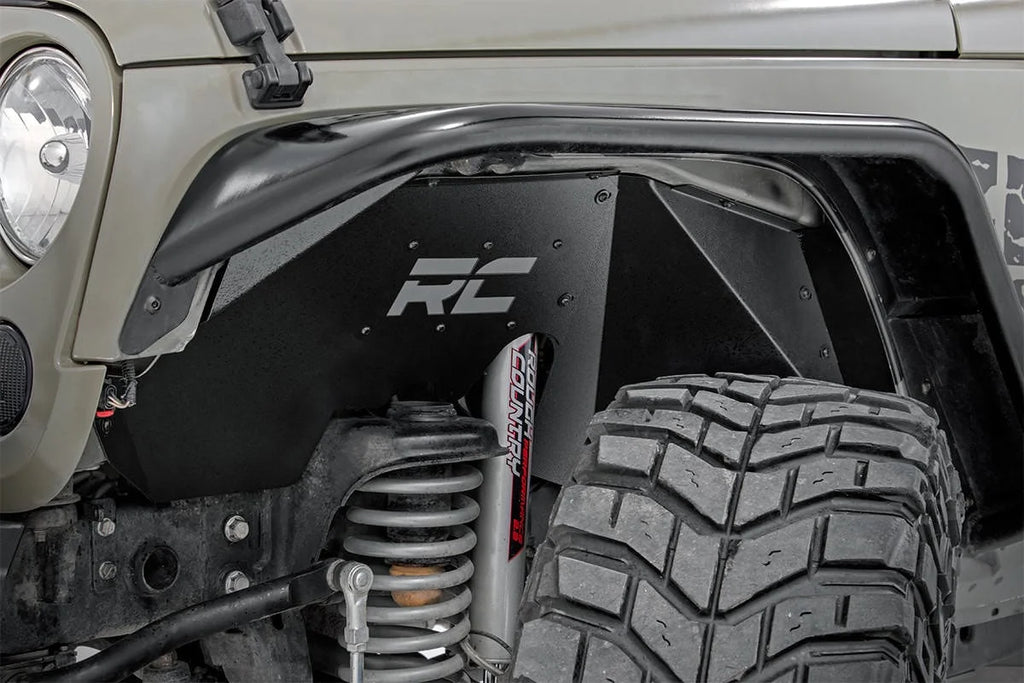 Rough Country Inner Fenders | Front | Jeep Wrangler JK/Wrangler Unlimited  (2007-2018) 1195 - Front View