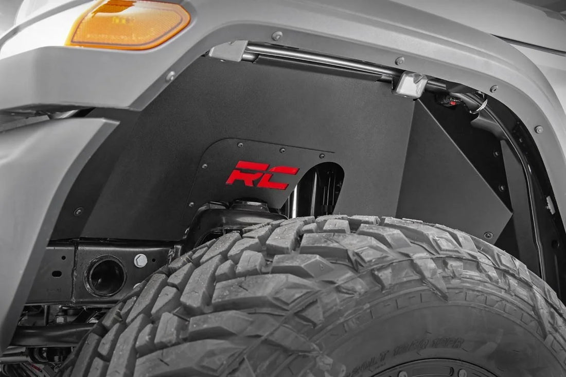 Rough Country Inner Fenders | Front | Jeep Wrangler JL (18-24)/Wrangler Unlimited (18-24) 10497A - Side View