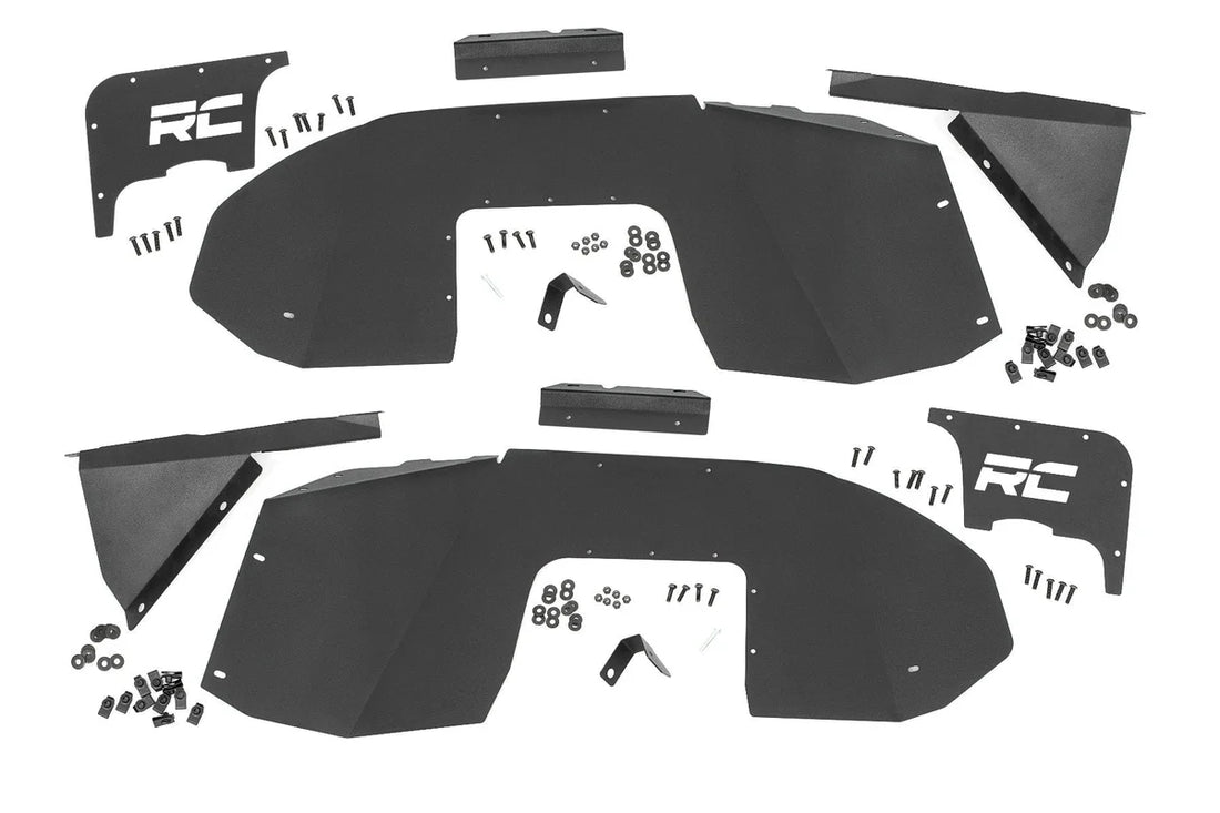 Rough Country Inner Fenders | Front | Jeep Wrangler JL (18-24)/Wrangler Unlimited (18-24) 10497A - Front View