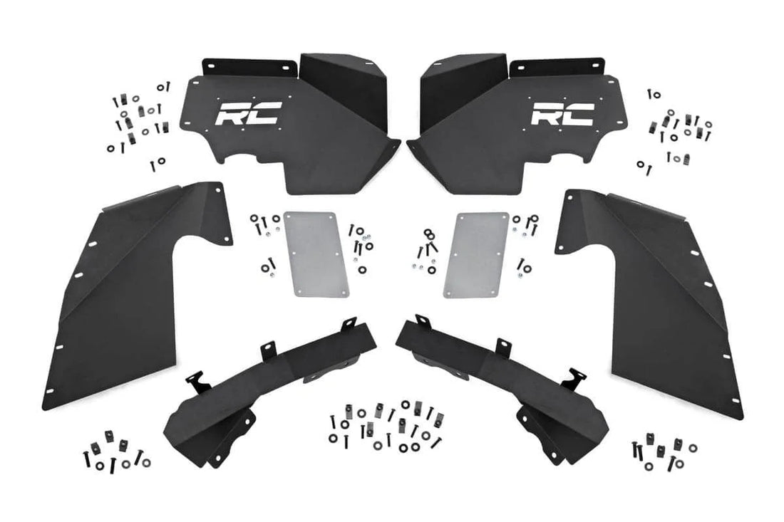 Rough Country Inner Fenders | Front | Vertex | Jeep Wrangler JK/Wrangler Unlimited  (07-18) 1195V - Front View