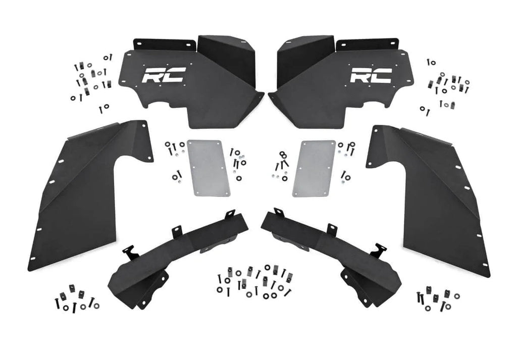 Rough Country Inner Fenders | Front | Vertex | Jeep Wrangler JK/Wrangler Unlimited  (07-18) 1195V - Front View