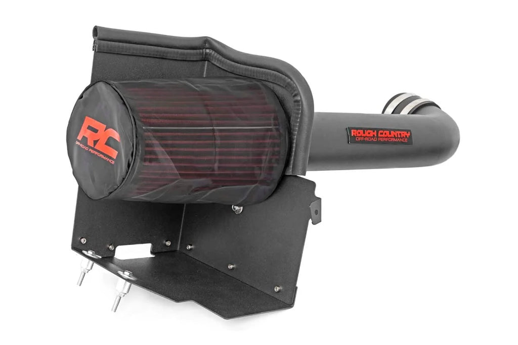 Rough Country Intake Pre-Filter | 10550/10554 | Jeep Wrangler JK/Wrangler Unlimited  (07-18) 10480 - Installation View