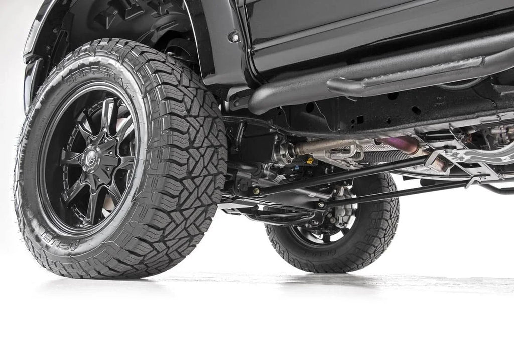 Rough Country Kicker Bar Kit | 4-6 Inch Lift | Ford F-150 4WD (2015-2020) 1557BOX6 - Side View