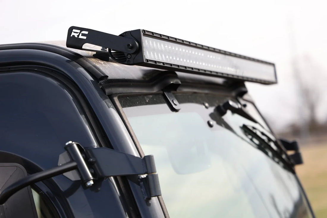 Rough Country LED Black Dual Row DRL Light Bar Kit | 50 Inch | Kubota RTV-X1120 98005 - Back View