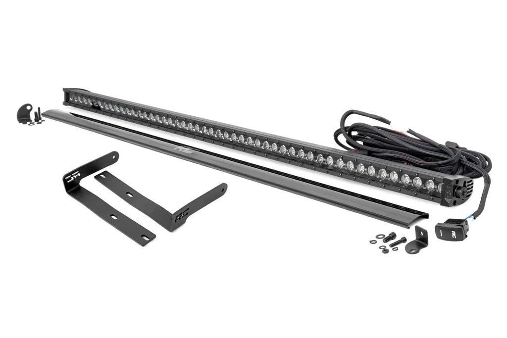 Rough Country LED BlackSingle Row DRL Light Bar Kit | 50 Inch | Kubota RTV-X900 98009 - Mounting View