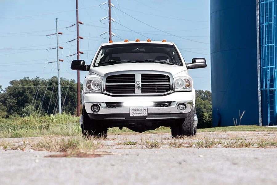 Rough Country LED Bumper Mount | 20" | Ram 2500/3500 4WD (2010-2018) 70568 - Front View