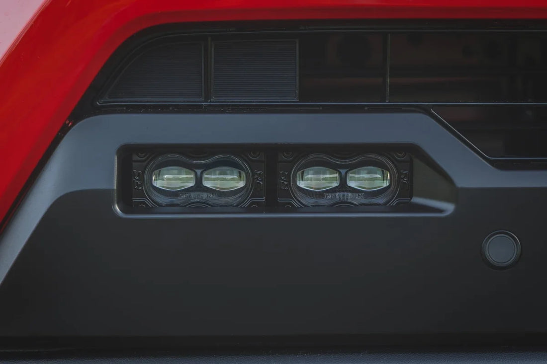 Rough Country LED Fog Light Kit | 3x1.75 Inch Black Series Slim Aux | Toyota Tacoma (24-26) 72119 - Additional View 6
