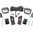 Load image into Gallery viewer, Rough Country LED Light | A Pillar Mount | 2" Chrome Pair | Wide Angle | Polaris RZR PRO XP 93078 - Front View