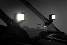 Load image into Gallery viewer, Rough Country LED Light | A Pillar Mount | 2" Chrome Pair | Wide Angle | Polaris RZR PRO XP 93078 - Additional View 6