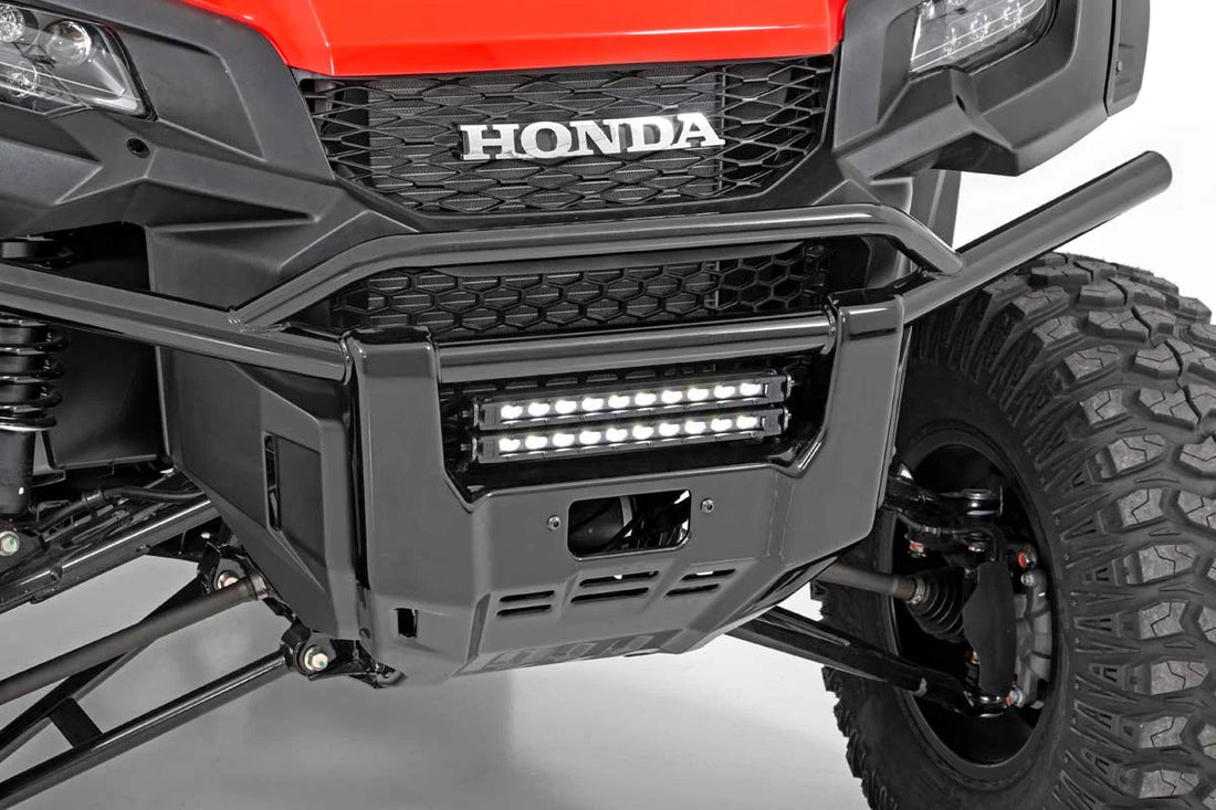 Rough Country LED Light | Bumper Mount | 10" Black Slimline Pair | Honda Pioneer 1000/Pioneer 1000-5 92004 - Additional Vi...