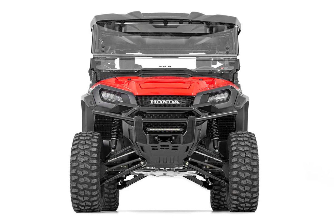 Rough Country LED Light | Bumper Mount | 10" Black Slimline | Honda Pioneer 1000/Pioneer 1000-5 92001 - Installation View