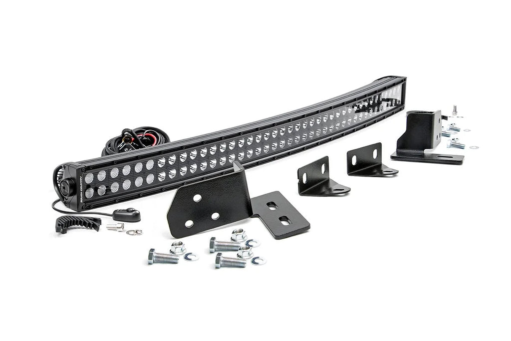 Rough Country LED Light  | Bumper Mount | 40" Black Dual Row | Ford F-250 Super Duty (11-16) 70682