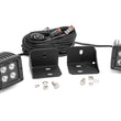 Load image into Gallery viewer, Rough Country LED Light | Cab Mount | 2" Black Pair | Flood | Can-Am Defender HD 5/HD 8/HD 9/HD 10 71011 - Mounting View