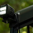 Load image into Gallery viewer, Rough Country LED Light | Cab Mount | 2" Black Pair | Flood | Can-Am Defender HD 5/HD 8/HD 9/HD 10 71011 - Side View