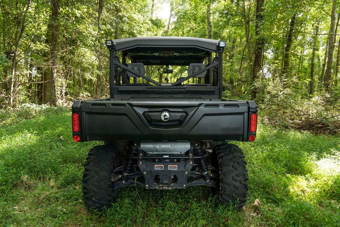 Rough Country LED Light | Cab Mount | 2" Black Pair | Flood | Can-Am Defender HD 5/HD 8/HD 9/HD 10 71011 - Additional View 6