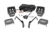 Load image into Gallery viewer, Rough Country LED Light | Ditch Mount | 2" Black Pair | White DRL | Chevy 1500 (2007-2013) 71060 - Main Product View