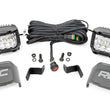 Load image into Gallery viewer, Rough Country LED Light | Ditch Mount | 2" Chrome Pair | Wide Angle | Ford F-150 (15-24) 71033 - Angled View