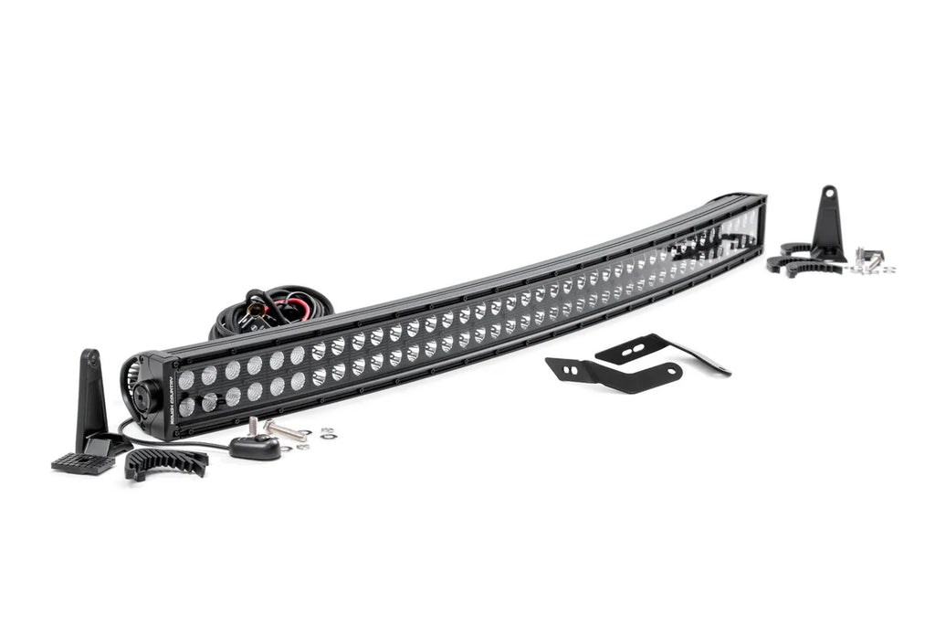 Rough Country LED Light | Front Mount | 40" Black Dual Row | Honda Talon 1000 92046 - Mounting View