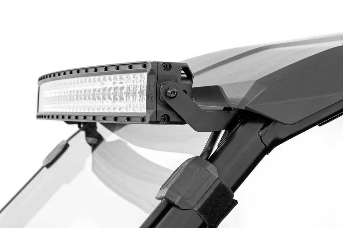Rough Country LED Light | Front Mount | 40" Black Dual Row | White DRL | Honda Talon 1000 92037 - Additional View 6