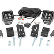 Load image into Gallery viewer, Rough Country LED Light Kit | "A" Pillar Mount | 2" Black Pair | Amber DRL | Polaris RZR PRO XP 93079 - Front View