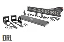 Load image into Gallery viewer, Rough Country LED Light Kit | Bumper Mount | 2" Black Dual Row | Amber DRL | Ford F-250/F-350 Super Duty (05-07) 70665DRLA