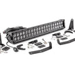 Load image into Gallery viewer, Rough Country LED Light Kit | Bumper Mount | 20" Black Dual Row | Nissan Titan XD (16-24) 70645
