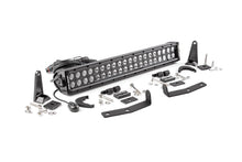 Load image into Gallery viewer, Rough Country LED Light Kit | Bumper Mount | 20" Black Dual Row | Nissan Titan XD (16-24) 70645