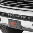 Load image into Gallery viewer, Rough Country LED Light Kit | Bumper Mount | 20" Black Dual Row | Ram 1500 2WD/4WD (19-24) 70779 - Installation View
