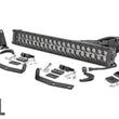 Load image into Gallery viewer, Rough Country LED Light Kit | Bumper Mount | 20" Black Dual Row | White DRL | Nissan Titan XD (16-24) 70645DRL