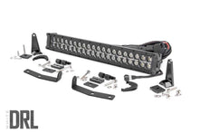 Load image into Gallery viewer, Rough Country LED Light Kit | Bumper Mount | 20" Black Dual Row | White DRL | Nissan Titan XD (16-24) 70645DRL
