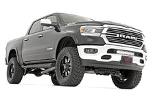 Load image into Gallery viewer, Rough Country LED Light Kit | Bumper Mount | 20" Black Dual Row | White DRL | Ram 1500 (19-24) 70779DRL - Installation View
