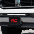 Load image into Gallery viewer, Rough Country LED Light Kit | Bumper Mount | 20" Black Single Row | Ram 2500/3500 (10-18) 70568BL - Installation View