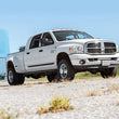 Load image into Gallery viewer, Rough Country LED Light Kit | Bumper Mount | 20" Black Single Row | White DRL | Ram 2500/3500 (10-18) 70568BLDRL - Mountin...