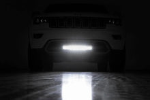 Load image into Gallery viewer, Rough Country LED Light Kit | Bumper Mount | 20" Chrome Dual Row | Amber DRL | Jeep Grand Cherokee WK2 (11-20) 70776 - Add...