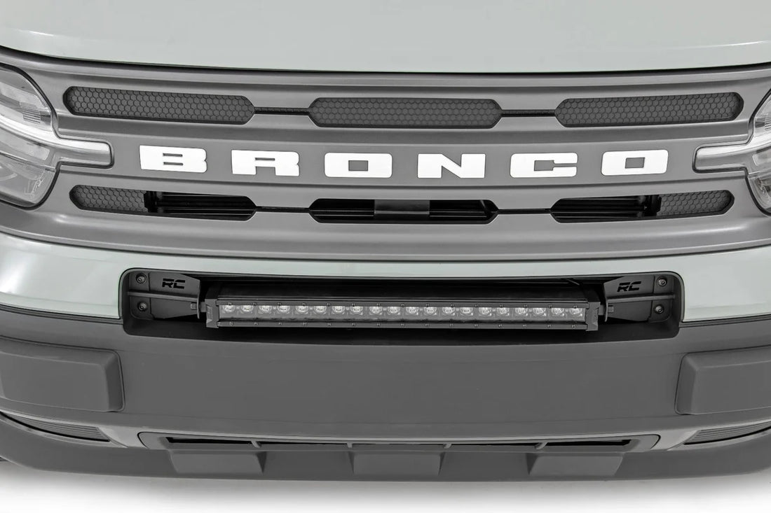 Rough Country LED Light Kit | Bumper Mount | 20" Spectrum Single Row | Ford Bronco Sport (21-24) 82036 - Additional View 5