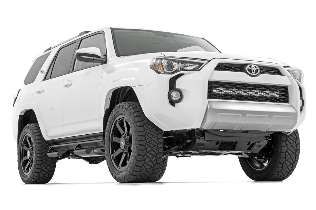 Rough Country LED Light Kit | Bumper Mount | 30" Spectrum Dual Row | Toyota 4Runner (14-20) 80786 - Installation View