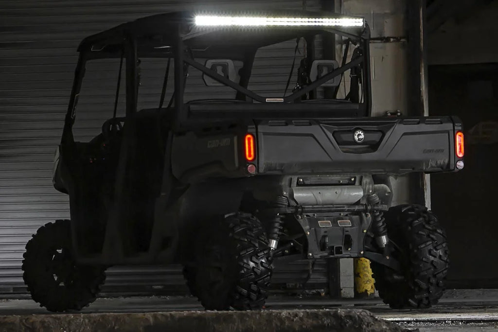 Rough Country LED Light Kit | Cab Mount | 50" Black Dual Row | Can-Am Defender HD8 71019 - Main Product View