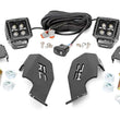 Load image into Gallery viewer, Rough Country LED Light Kit | Cage Mount | 2" Black Pair | White DRL | Honda Talon 92034 - Mounting View
