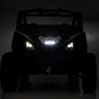 Load image into Gallery viewer, Rough Country LED Light Kit | Cowl Mount | 6" Black Slimline | Can-Am Maverick X3 97020 - Back View