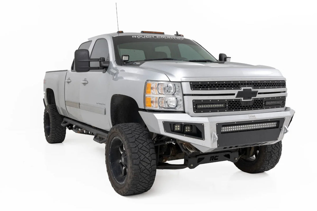 Rough Country LED Light Kit | Ditch | 2" Spectrum Pair | Spot | Chevy 1500 & Chevy/GMC 2500HD/3500HD (07-14) 82059 - Back ...