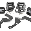 Load image into Gallery viewer, Rough Country LED Light Kit | Ditch Mount | 2" Black Flood Pair | Toyota 4Runner (10-24) 70799 - Mounting View